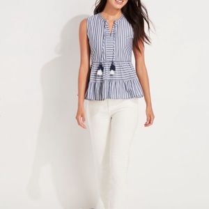 Vinyard Vines Striped Tiered Top